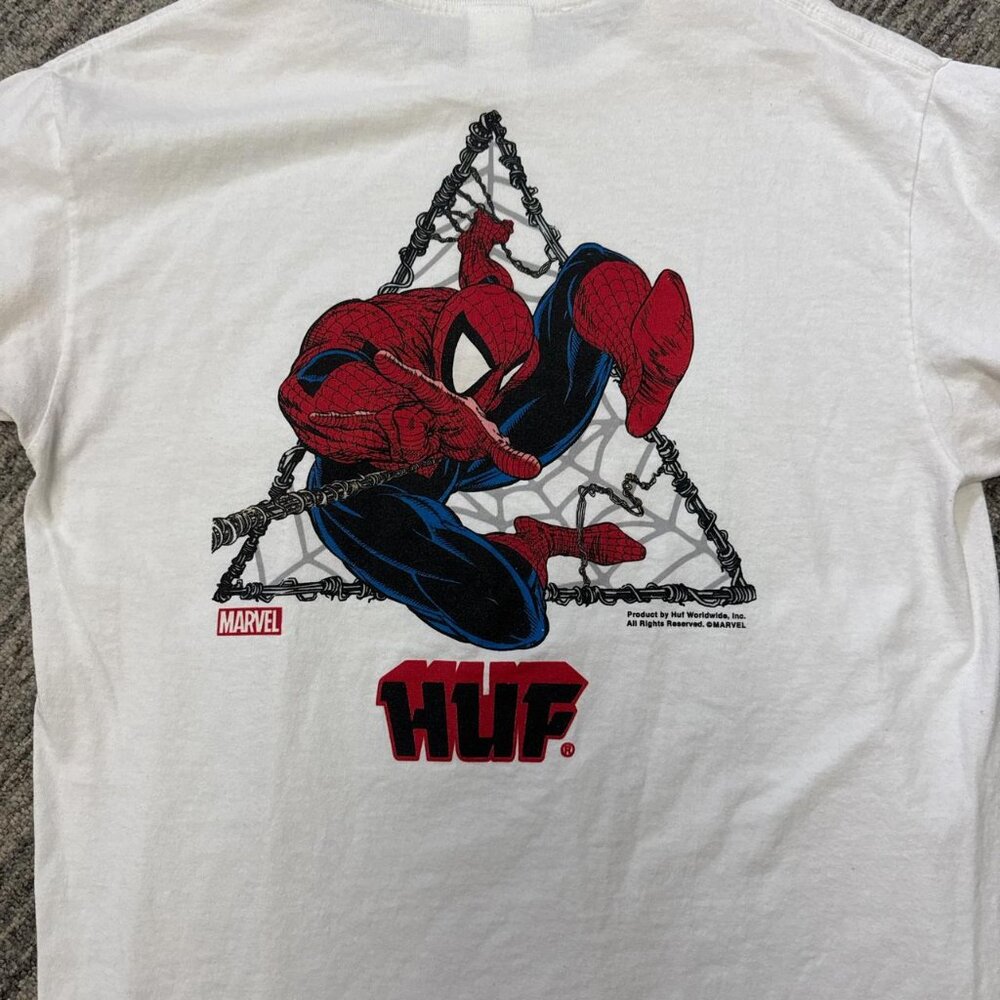 HUF Men's White T-shirt